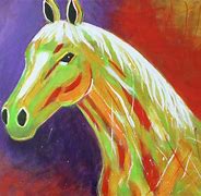 Image result for Colorful Horse Art
