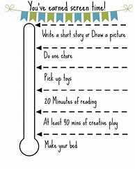 Image result for Free Screen Time Chart