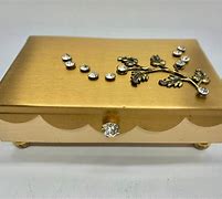 Image result for Gold Woman Lady Trinket Box