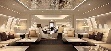 Image result for Luxury Airplane Interior