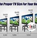 Image result for LED TV Unit Sizes Chart