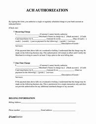 Image result for ACH Form Template