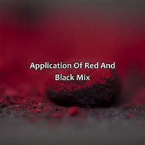 Image result for Red and Black Makes What Color