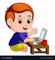 Image result for Computer Boy Drawing