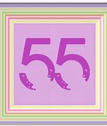 Image result for 55 Birthday Signs
