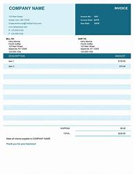 Image result for Free Printable Invoice Template Excel