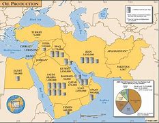Image result for Middle East Oil Map