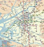 Image result for Osaka Railway Map