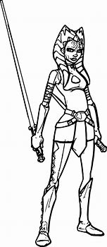 Image result for Ahsoka Coloring Page Six