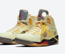 Image result for Jordan $5 Off White Sail