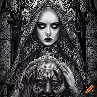 Image result for Gothic People Art Black