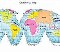 Image result for Map with Continents Actual Size