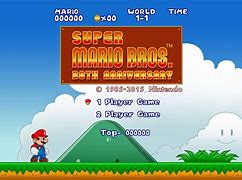 Image result for Super Mario Bros Title Screen 256X224