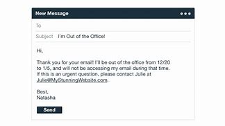 Image result for Out of Office Response