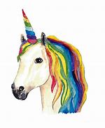 Image result for Bright Watercolor Unicorn