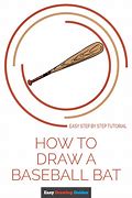 Image result for How to Draw a Softball and Bat
