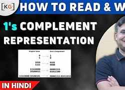 Image result for One's Complement