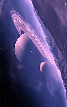 Saturn -ruling planet of the Capricorn | Wallpaper space, Galaxy art, Planets