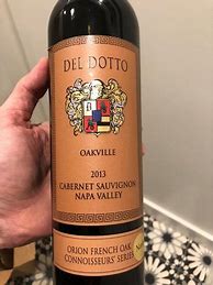 Image result for Del Dotto Cabernet Sauvignon Connoisseur's Series American Oak 36 Month Oakville SO