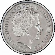 Image result for 20 Pound Coin
