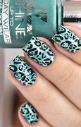 Image result for Nail Art Green Leopard