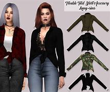 Image result for Sims 4 Accessories Shirt