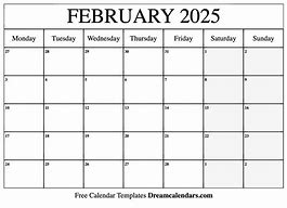 Image result for February 2025 Calendar Printable Free