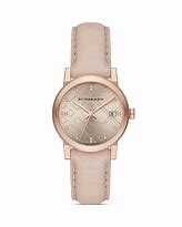 Image result for Silver and Rose Gold Watch Leather Strap