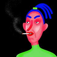 Image result for Apple Smoking Cartoon