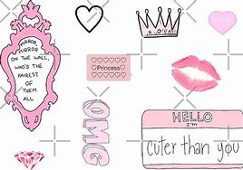 Image result for Girly Tumblr Stickers