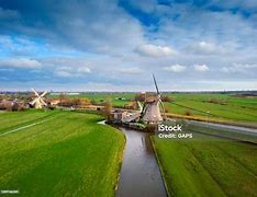 Image result for Windmills Netherlands Airial Shot