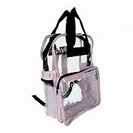 Image result for Pink Clear Backpack