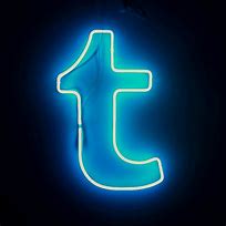 Image result for Neon Letter T