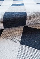 Image result for Blue Check Upholstery Fabric