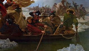 Image result for Professor Crossing the Delaware with Washington