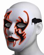 Image result for LED Face Mask Halloween