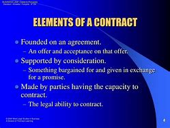 Image result for Essential Requisites or Elements of a Contract
