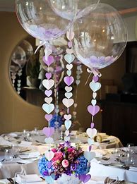 Image result for Elegant Wedding Balloon Centerpieces