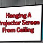 Image result for Hanging Projection Screen