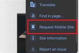 Image result for Chrome iPhone Request Desktop