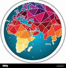 Image result for Colorful World Globe