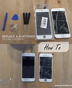 Image result for Completly Shattered iPhone