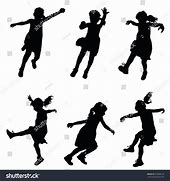 Image result for Happy Girl Silhouette