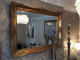 Image result for Large Antique Gold Framed Mirror