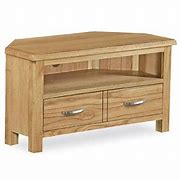 Image result for Small One Draw Wooden TV Stand