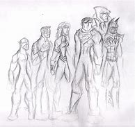 Image result for Justice League Drawing Batman