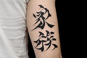 Image result for Japanese Letters Tattoo