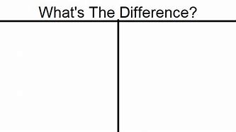 Image result for Tell Me the Difference Meme Template