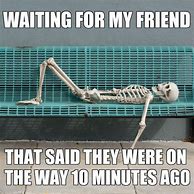 Image result for Skeleton Waiting Girl Meme