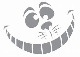 Image result for Cheshire Cat Pumpkin Template